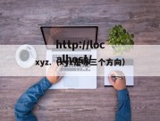 xyz.（xyz是哪三个方向）